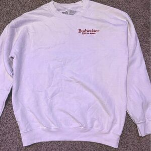 I am selling this Budweiser crew neck made of cotton